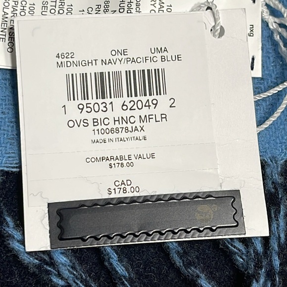 NWT HTF COLOR COMBO COACH OVERSIZED BI-COLOR HORSE & CARRIAGE WOOL MUFFLER - Picture 8 of 8